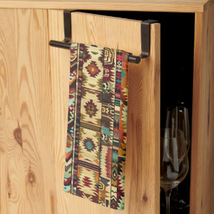 Linge De Cuisine motif cool occidental carrelé