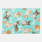 Linge De Cuisine Motif Corgi (Horizontal)