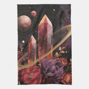 Linge De Cuisine Motif cosmique champ d'étoiles améthyste de galaxi