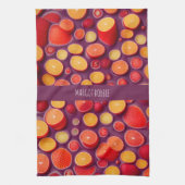 Linge De Cuisine Motif couleur orange Gin Tonic (Vertical)