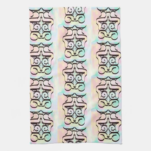 Linge De Cuisine Motif couleur rose Abstrait (Vertical)