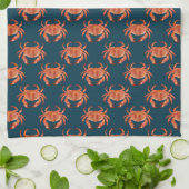 Linge De Cuisine Motif Crabs Seaside (Plié)