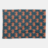 Linge De Cuisine Motif Crabs Seaside (Horizontal)