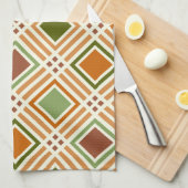 Linge De Cuisine Motif d'algues argileuses (Quart Plié)