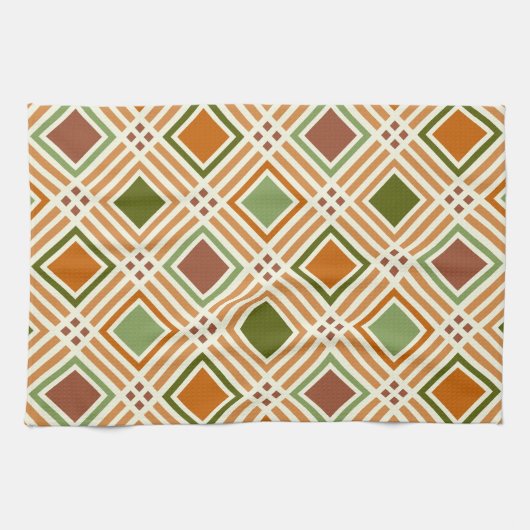Linge De Cuisine Motif d'algues argileuses (Horizontal)