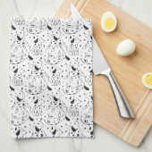 Linge De Cuisine Motif dalmate (Quart Plié)