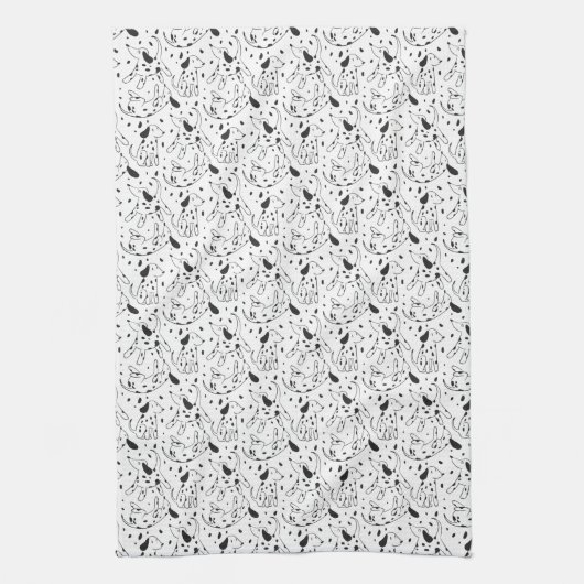 Linge De Cuisine Motif dalmate (Vertical)