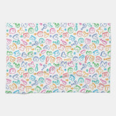 Linge De Cuisine motif d'alphabet (Horizontal)