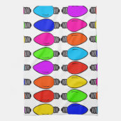 Linge De Cuisine Motif d'ampoules de Noël (Vertical)