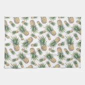 Linge De Cuisine Motif d'ananas d'aquarelle (Horizontal)