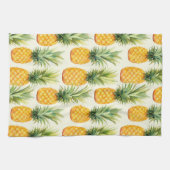 Linge De Cuisine Motif d'ananas d'été tropical (Horizontal)