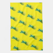 Linge De Cuisine Motif d'ananas jaune pâle (Vertical)