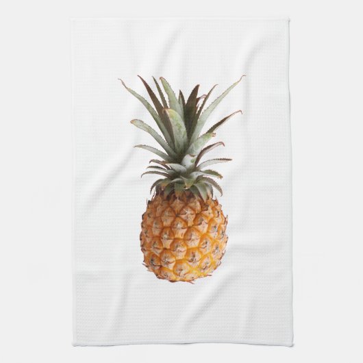 Linge De Cuisine Motif d'ananas jaune pâle vert (Vertical)