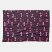 Linge De Cuisine Motif d'aquarelle cerise noire (Horizontal)