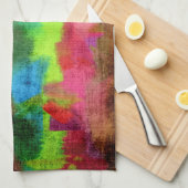 Linge De Cuisine Motif d'aquarelle couleur Abstrait (Quart Plié)