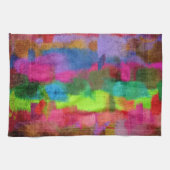 Linge De Cuisine Motif d'aquarelle couleur Abstrait (Horizontal)