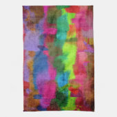 Linge De Cuisine Motif d'aquarelle couleur Abstrait (Vertical)