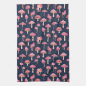 Linge De Cuisine Motif d'aquarelle de champignons bleus (Vertical)