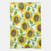 Linge De Cuisine Motif d'aquarelle des tournesols (Vertical)