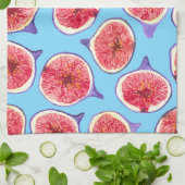 Linge De Cuisine Motif d'aquarelle des tranches de fibres (Plié)