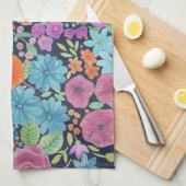 Linge De Cuisine Motif d'aquarelle florale (Quart Plié)