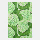 Linge De Cuisine Motif d'aquarelle Hydrangea (Vertical)