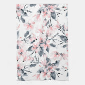 Linge De Cuisine Motif d'aquarelle rose et gris (Vertical)