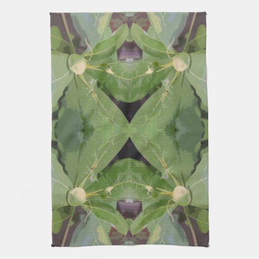 Linge De Cuisine Motif d'arbre aux amandes (Vertical)