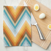 Linge De Cuisine Motif d'arrière - plan de Chevron (Quart Plié)