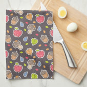 Linge De Cuisine motif d'automne (Quart Plié)