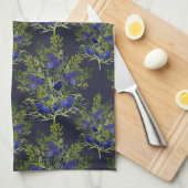 Linge De Cuisine motif de baies de genévrier (Quart Plié)