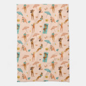 Linge De Cuisine Motif de bains de soleil de plage (Vertical)