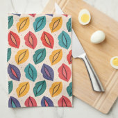 Linge De Cuisine Motif de baiser (Quart Plié)