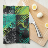 Linge De Cuisine Motif de bandes de points géométriques Abstraits (Quart Plié)