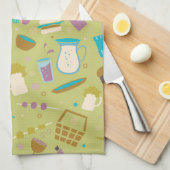 Linge De Cuisine Motif de barbecue (Quart Plié)