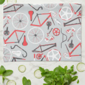 Linge De Cuisine Motif de bicyclette (Plié)