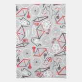 Linge De Cuisine Motif de bicyclette (Vertical)