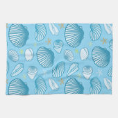 Linge De Cuisine Motif de bleu d'océan (Horizontal)