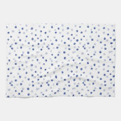 Linge De Cuisine Motif de bleuets éparpillés (Horizontal)