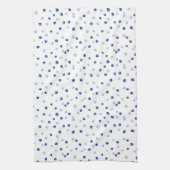 Linge De Cuisine Motif de bleuets éparpillés (Vertical)