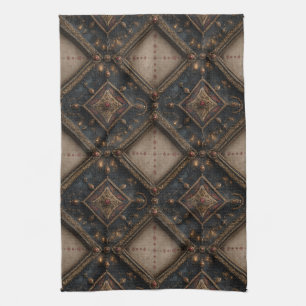 Linge De Cuisine Motif de bois sculpté gothique (1)