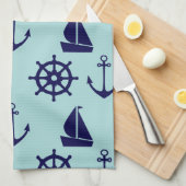 Linge De Cuisine Motif de bord de la mer (Quart Plié)