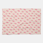 Linge De Cuisine Motif de boulon de foudre rose (Horizontal)