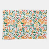 Linge De Cuisine Motif de Bouquet de jardin coloré (Horizontal)