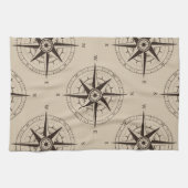 Linge De Cuisine Motif de boussole de navigation (Horizontal)
