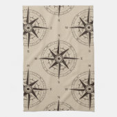 Linge De Cuisine Motif de boussole de navigation (Vertical)
