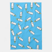 Linge De Cuisine Motif de bouteille de lait pour bébés (Vertical)