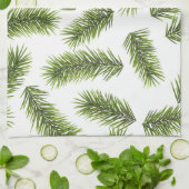 Linge De Cuisine Motif de branche persistante (Plié)
