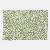 Linge De Cuisine Motif de branches feuillues vertes  (Horizontal)