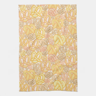 Linge De Cuisine Motif de bretzel